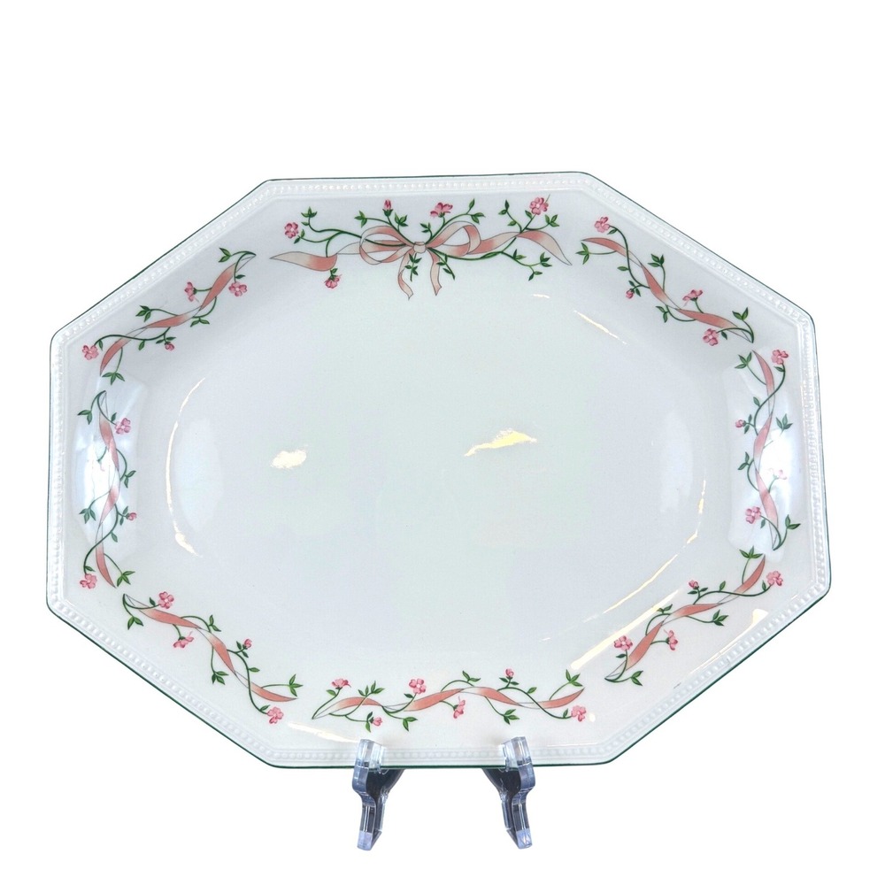 VTG Johnson Bros Sarina Mascheroni Eternal Beau 12" Octagonal Serving Platter